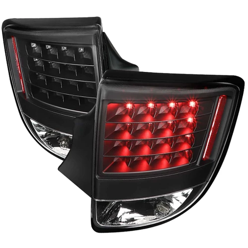 Spec-D Clear LED Tail Lights w/ Black Housing | SPE LT-CEL00JMLED-V2-TM