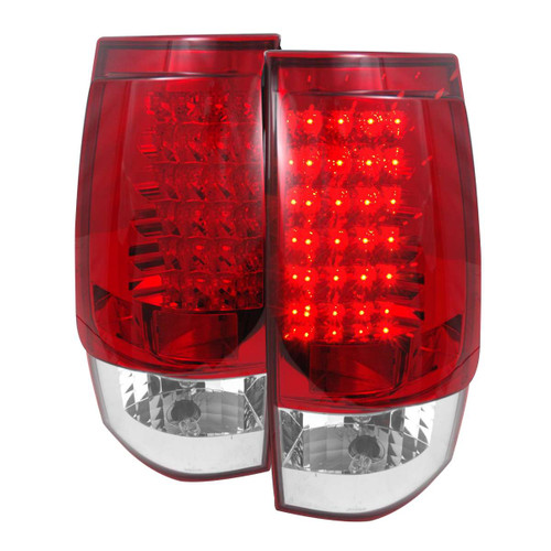 Spec-D Red LED Tail Lights | SPE LT-DEN07RLED-TM