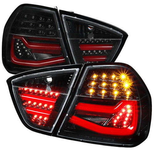 Spec-D LED Tail Lights | SPE LT-E9005BKLED-TM