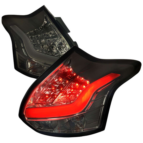 Spec-D Smoked LED Tail Lights | SPE LT-FOC125GLED-TM