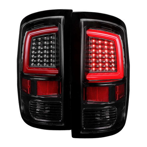 Spec-D LED Tail Light w/ Black Housing | SPE LT-RAM09BKLED-G2-TM