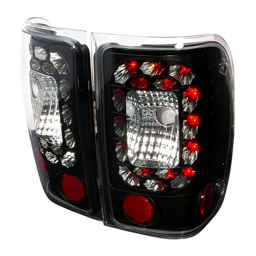 Spec-D Black LED Tail Lights | SPE LT-RAN01JMLED-KS