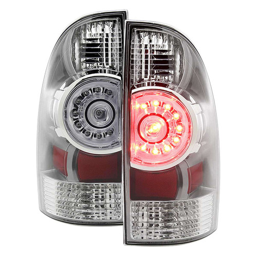 Spec-D Chrome LED Tail Lights | SPE LT-TAC09CLED-RS