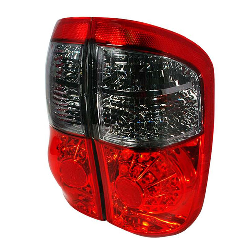 Spec-D Smoked Red LED Tail Lights | SPE LT-TUN00RGLED-KS