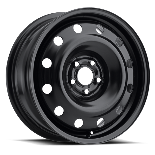 Liquid Metal Atom - Steel Wheel 14x5.5 4x100 Matte Black 35mm | 201-4549B