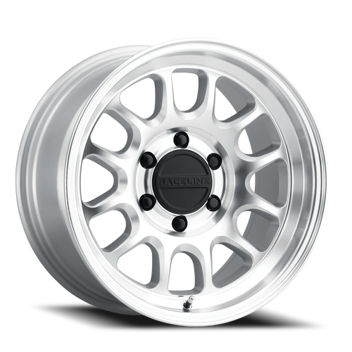 DOORBUSTER PRICING! - Raceline Rogue Wheel 17x8.5 5x150 Machined w/ Clear Coat 35mm - FREE T-SHIRT INCLUDED! | 958MC-78551+35