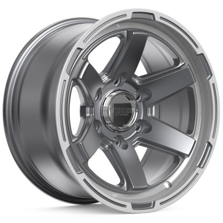 Wesrock Rg-6 Wheel 17x8.5 6x135 & 6x139.7 Satin Silver Machined Lip 0mm