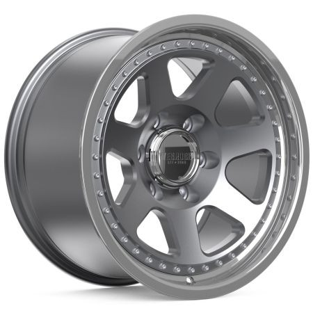 Wesrock Mt-77 Wheel 17x9 6x135 & 6x139.7 Satin Silver Machined Lip -18mm