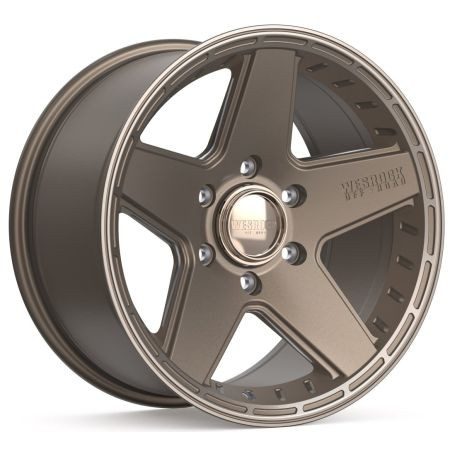 Wesrock St-5 Wheel 17x9 6x135 & 6x139.7 Bronze Machined w/ Bronze Tint 30mm ~