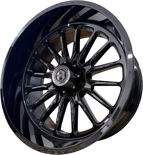 Hardcore Offroad Hc24 Wheels Rims 20x9 6x135 6x139.7 Gloss Black 0mm | HC242096135139GB+0