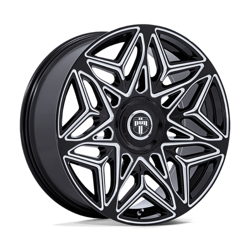 Dub Dc274 Anomaly Wheels Rims 24x9 5x115 5x120 Gloss Black Milled 38mm | DC274BE24902038