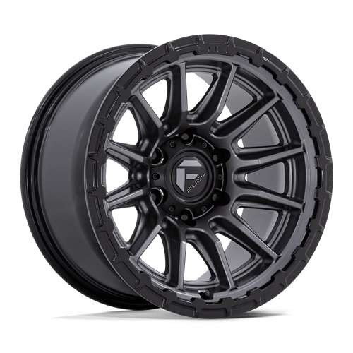 Fuel Fc866 Piston Wheels Rims 17x8.5 6x139.7 Matte Gunmetal W/ Gloss Black Lip 25mm | FC866AB17856825