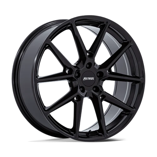 Petrol Pe002 P1E Wheels Rims 17x8 5x114.3 Gloss Black 40mm | PE002BX17801240