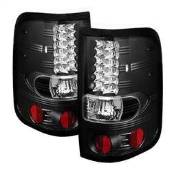 Spyder LED Tail Lights - Black | FCLH 5003249