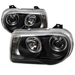 Spyder Projector Headlights - LED Halo - Black | FCLH 5009135