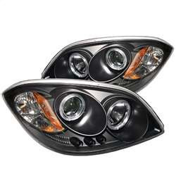 Spyder Projector Headlights - LED Halo - Black | FCLH 5009326