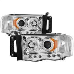 Spyder Projector Headlights - LED Halo - Chrome | FCLH 5009982