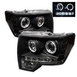 Spyder Projector Headlights - LED Halo - Black | FCLH 5010230