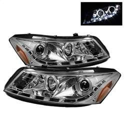 Spyder Projector Headlights - LED Halo - Chrome | FCLH 5010674