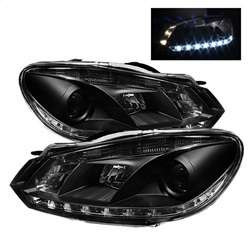 Spyder Projector Headlights - DRL - Black | FCLH 5012111