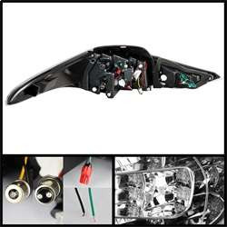 Spyder LED Tail Lights - Black | FCLH 5072788