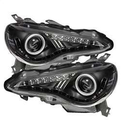 Spyder Projector Headlights- DRL LED - Black | FCLH 5075475