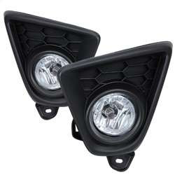 Spyder OEM Fog Light W/Universal Switch- Clear | FCLH 5080264