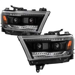 Spyder High-power LED Module (High Beam And Low Beam) Equipped Headlights - Black | FCLH 5087645