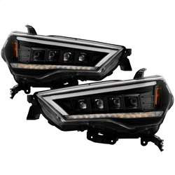 Spyder High-Power LED Module (High Beam And Low Beam) Equipped Headlights - Black | FCLH 5088697