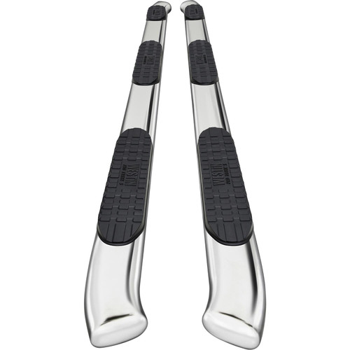 Westin PRO TRAXX 5 Oval Wheel to Wheel Nerf Step Bars. Stainless Steel. | BCTC 21-534760