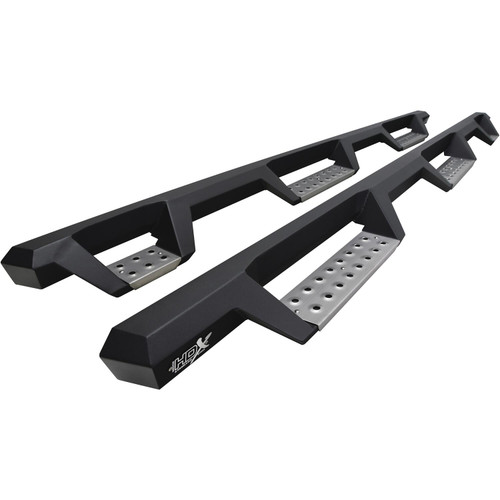Westin HDX Stainless Drop Wheel To Wheel Nerf Step Bars. Stainless Steel. Textured Black. | BCTC 56-5347652