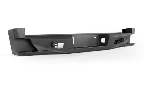Attica 4x4 2017-2024 Ford F-250/350 Terra Series Rear Bumper - Black - Powder Coated - Steel | JZBD ATTF201B103-BX