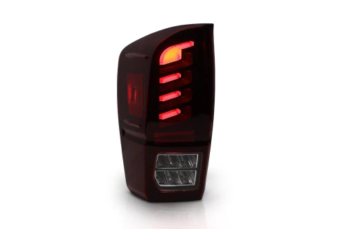 Attica 4x4 2016-2023 Toyota Tacoma Rogue Series LED Tail lights Sequential - Black/Red | JZBD CTATT-0765-BR-SQ