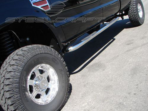 Steelcraft Automotive 3in. Round Sidebars | FDMV 212447