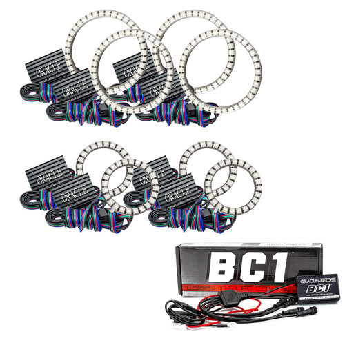 Oracle Lighting Vector Jeep Wrangler JK Grill ColorSHIFT(tm) Halo Kit | FQCV 5835-335