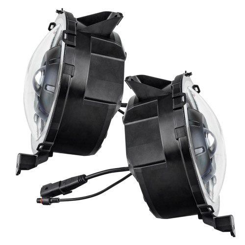 Oracle Lighting Oculus(tm) Bi-LED Projector Headlights - Satin Silver | FQCV 5839-504-PSC