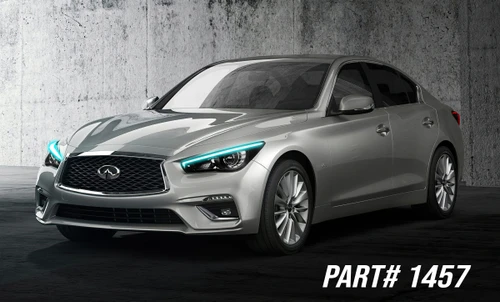Oracle Lighting 2014-2021 Infiniti Q50 ColorSHIFT(tm) RGB+W Headlight DRL Upgrade | FQCV 1457-333