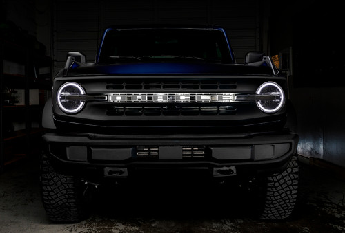 Oracle Lighting 2021-2023 Ford Bronco ColorSHIFT(r) RGB+W Headlight Halo Upgrade Kit | FQCV 1468-335