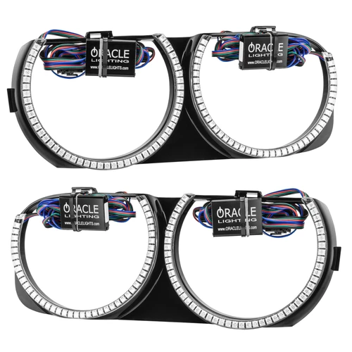 Oracle Lighting Pre-Installed Halo Headlight Bezels, ColorSHIFT(tm) - No Controller | FQCV 7739-334