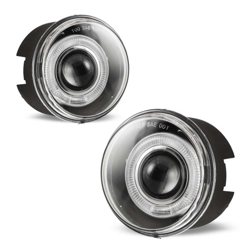 Winjet HALO PROJECTOR FOG LIGHTS-CLEAR | HKMR CFWJ-0094-C