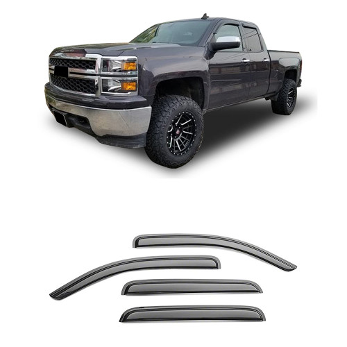Black Horse Off Road Rain Guards | GDRD 14-CHSLCC-14