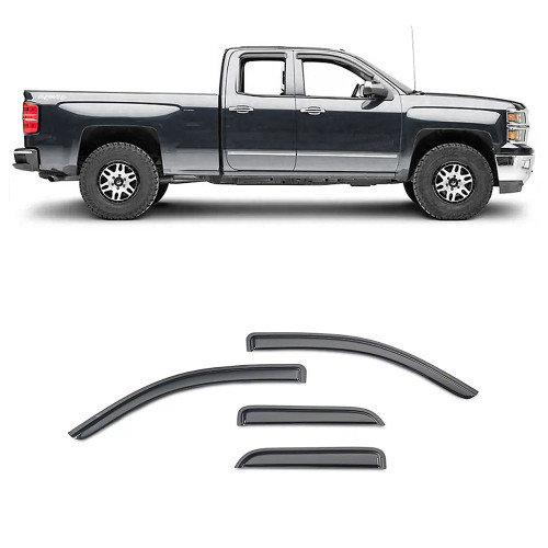 Black Horse Off Road Rain Guards | GDRD 14-CHSLDC-14
