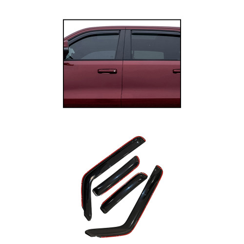 Black Horse Off Road Rain Guards | GDRD 1494711IN