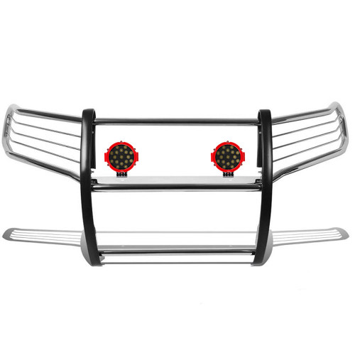 Black Horse Off Road Grille Guard Kit | GDRD 17A080202MSS-PLR