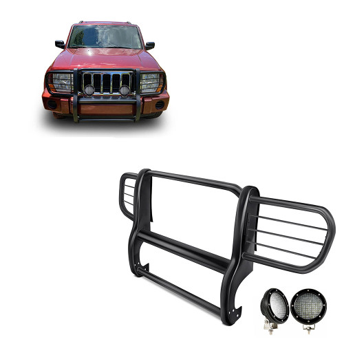 Black Horse Off Road Grille Guard Kit | GDRD 17A081000MA-PLFB