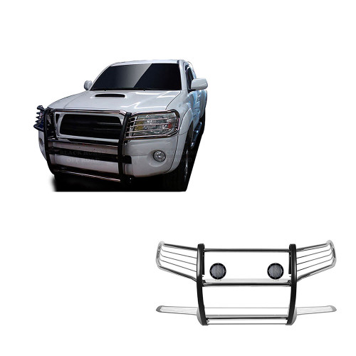 Black Horse Off Road Grille Guard Kit | GDRD 17A096400MSS-PLFB