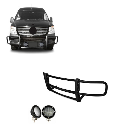 Black Horse Off Road Spartan Grille Guard Kit | GDRD 17D501MA-PLFB