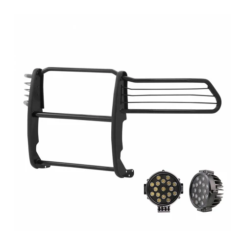 Black Horse Off Road Grille Guard Kit | GDRD 17DG105MA-PLB