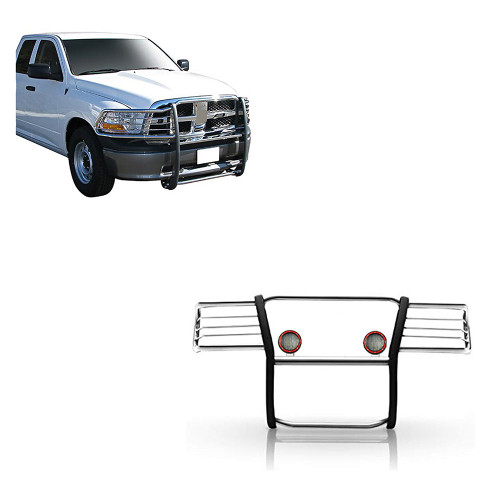 Black Horse Off Road Grille Guard Kit | GDRD 17DG109MSS-PLFR