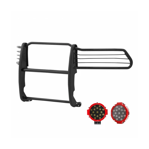 Black Horse Off Road Grille Guard Kit | GDRD 17DR01MA-PLR